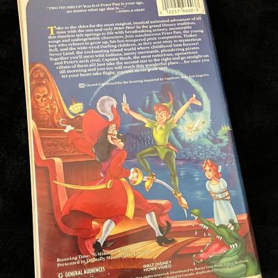1990 Peter Pan Black Diamond Edition The Disney Classics Collection VHS Tape 960