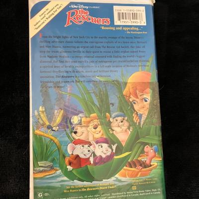 WALT DISNEY'S CLASSIC - The Rescuers (VHS 1399) Black Diamond