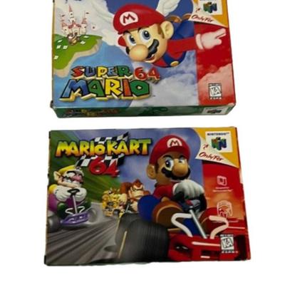 Nintendo 64 Mario Kart and Super Mario Games