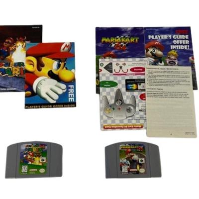Nintendo 64 Mario Kart and Super Mario Games