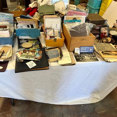 Massive antique paper lot Ephemera