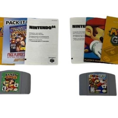 Nintendo 64 Banjo-Tooie and Mario Golf Games