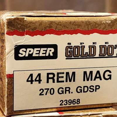 Assortment of 44 Magnum Ammunition