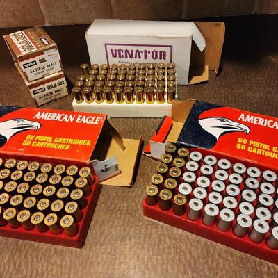 Assortment of 44 Magnum Ammunition
