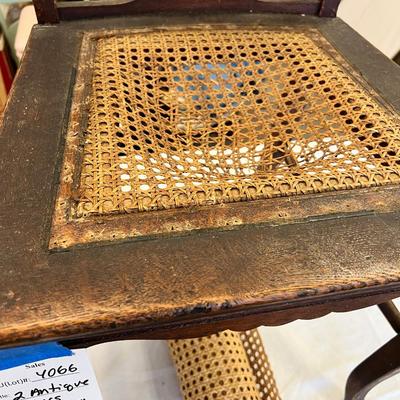 2 antique chairs