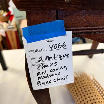 2 antique chairs