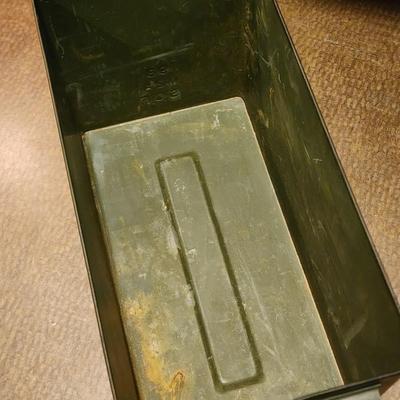 Vintage Militaria 5.56 Ammunition Metal Box
