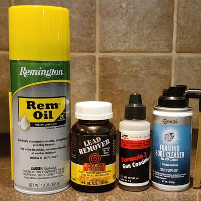 Assortment of Gun Cleaning Supplies