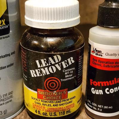 Assortment of Gun Cleaning Supplies