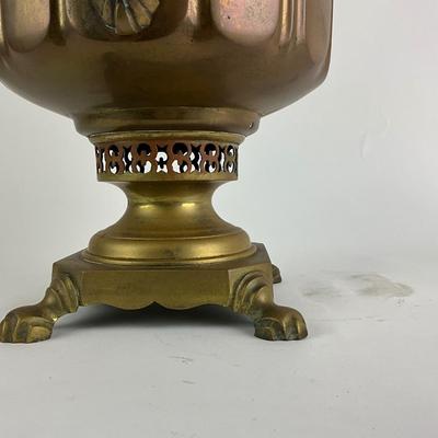 1109 Antique Brass Russian Samovar