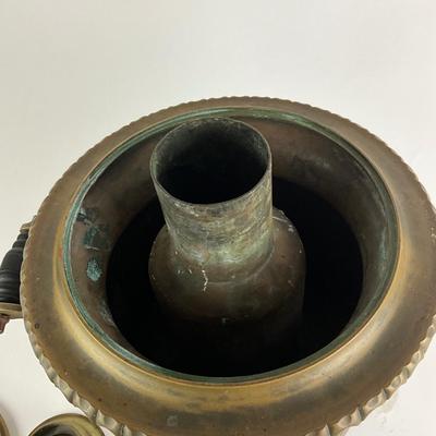 1109 Antique Brass Russian Samovar