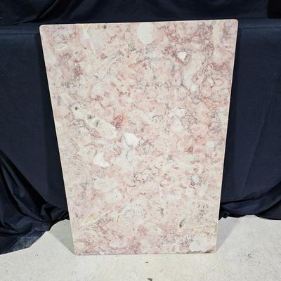 Pink Variegated Italian Marble Table Top (B1-JS)