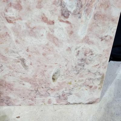Pink Variegated Italian Marble Table Top (B1-JS)