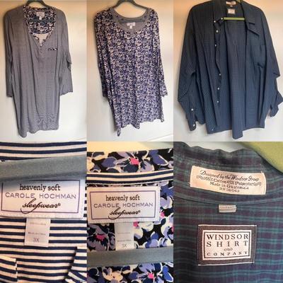 Susan Graver and More Light Weight Blouses and Flannels, Women’s Size 3XL-4XL (PC-DZ)