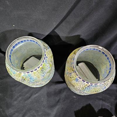 Mosaic Style Illuminated Jars & More (B1-JS)
