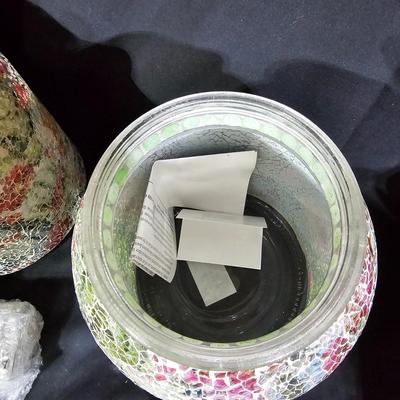 Mosaic Style Illuminated Jars & More (B1-JS)