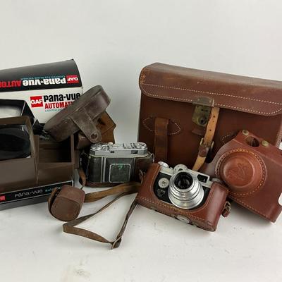 1115 Vintage Kodak and Argus Camera Equipment with Pana-Vue