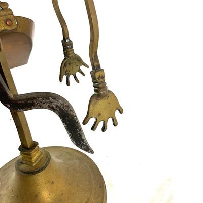 1120 Vintage Brass Fireplace Tools