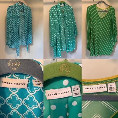 The Travel Collection and More Skirts and Blouses, Women’s Size 2XL-3XL (PC-DZ)