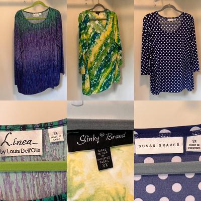 The Travel Collection and More Skirts and Blouses, Women’s Size 2XL-3XL (PC-DZ)