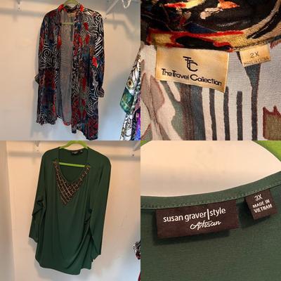 The Travel Collection and More Skirts and Blouses, Women’s Size 2XL-3XL (PC-DZ)