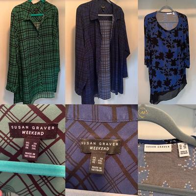 The Travel Collection and More Skirts and Blouses, Women’s Size 2XL-3XL (PC-DZ)
