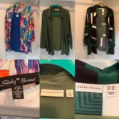 The Travel Collection and More Skirts and Blouses, Women’s Size 2XL-3XL (PC-DZ)