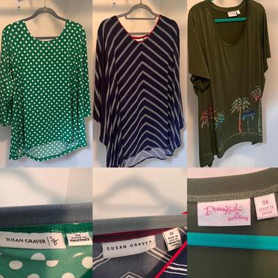 The Travel Collection and More Skirts and Blouses, Women’s Size 2XL-3XL (PC-DZ)