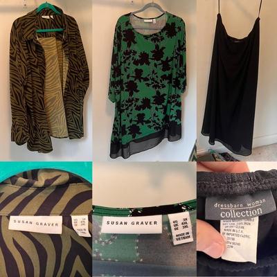 The Travel Collection and More Skirts and Blouses, Women’s Size 2XL-3XL (PC-DZ)