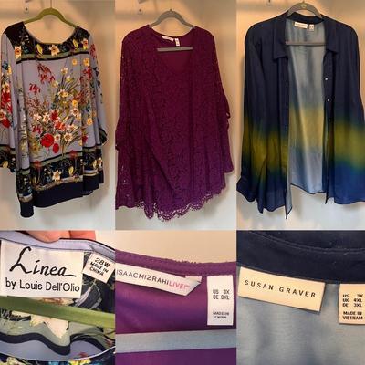 The Travel Collection and More Skirts and Blouses, Women’s Size 2XL-3XL (PC-DZ)