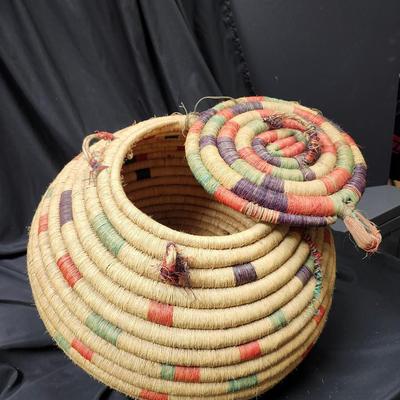 Coiled Seagrass Basket
