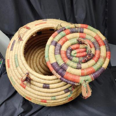 Coiled Seagrass Basket