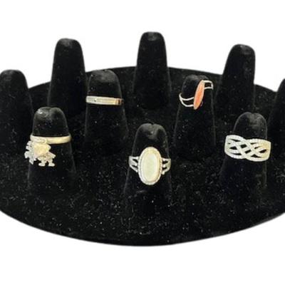 Marked Sterling Silver Ring Assortment [15.69g]