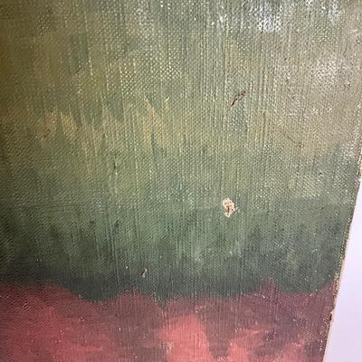 1122 Vintage Original Oil Painting "Serenade"