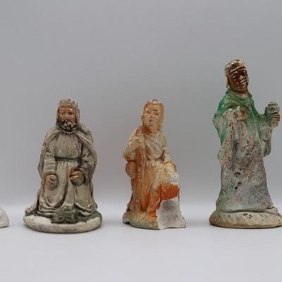 Vintage Nativity Figures (See Description)