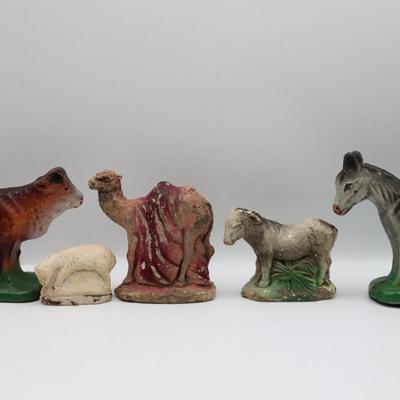 Vintage Nativity Figures (See Description)