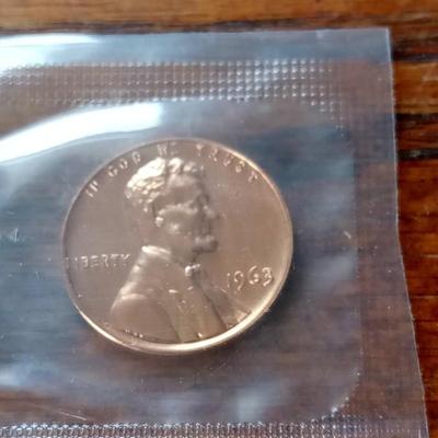 LOT 26 1963 PROOF LINCOLN CENT