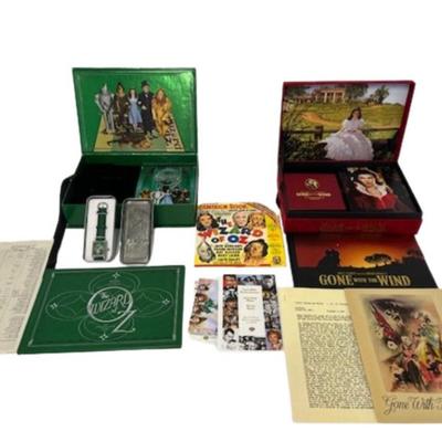 Wizard of Oz and Gone With the Wind Collector Kits