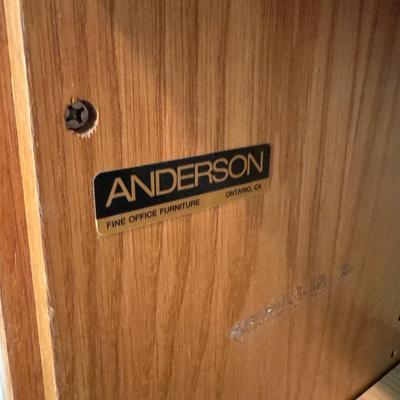 Oak Colored Bookcase by Anderson (UB-TF)