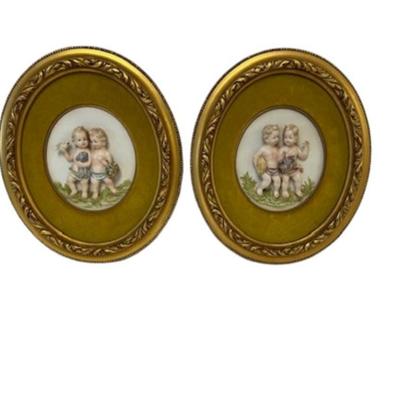 Believed to be Early Capodimonte Plaques
