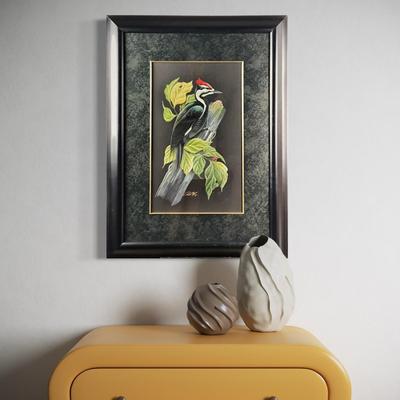 1126 Original Painting of Pileated Woodpecker by Art LaMay