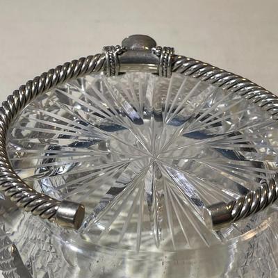 Vintage Heavy Sterling Silver Garnet Color Stone Standard Size Cable Cuff Bracelet in Good Preowned Condition.