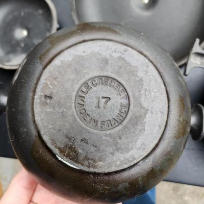 Vintage Le Creuset Pots & Pans 17 & 26 Wood Handles