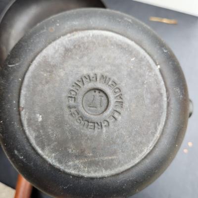 Vintage Le Creuset Pots & Pans 17 & 26 Wood Handles