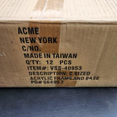 12 sets Acme Acrylic Frame & Base