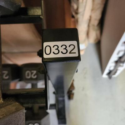 Dumbbell Weights and Rack 5,10,15, 20 25 LB sets