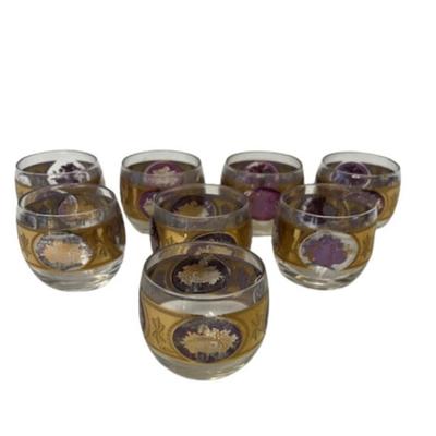 Vintage Cera Lowball Roly Poly Style Glasses
