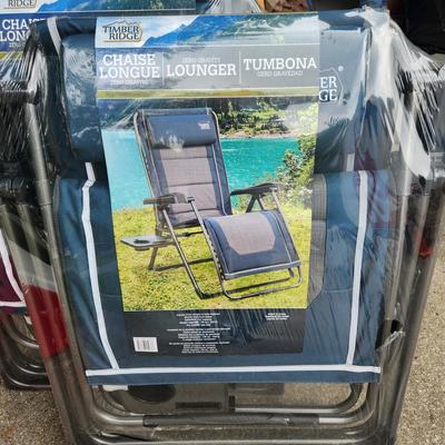 2 New Timber Ridge Zero Gravity Lounger