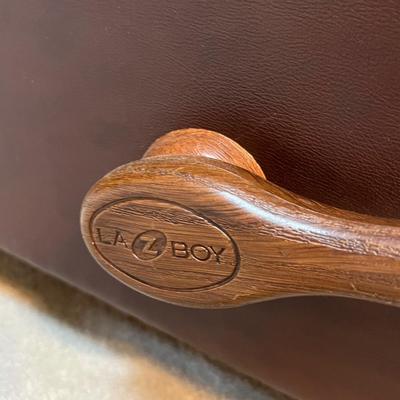 LA-Z-BOY ~ Brown Leather Rocker Recliner ~ *Read Details