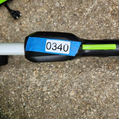 80V Greenworks Pro Weedwhacker Edger w Battery, Charger extra String
